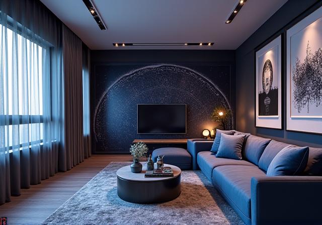 Apartamento con diseño interior 3D